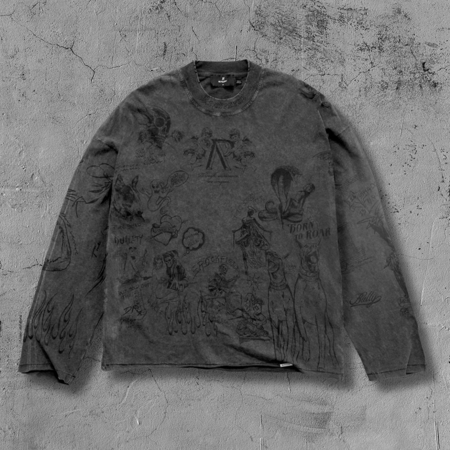 RPRSNT Storms in Heaven Grey Long Sleeve™