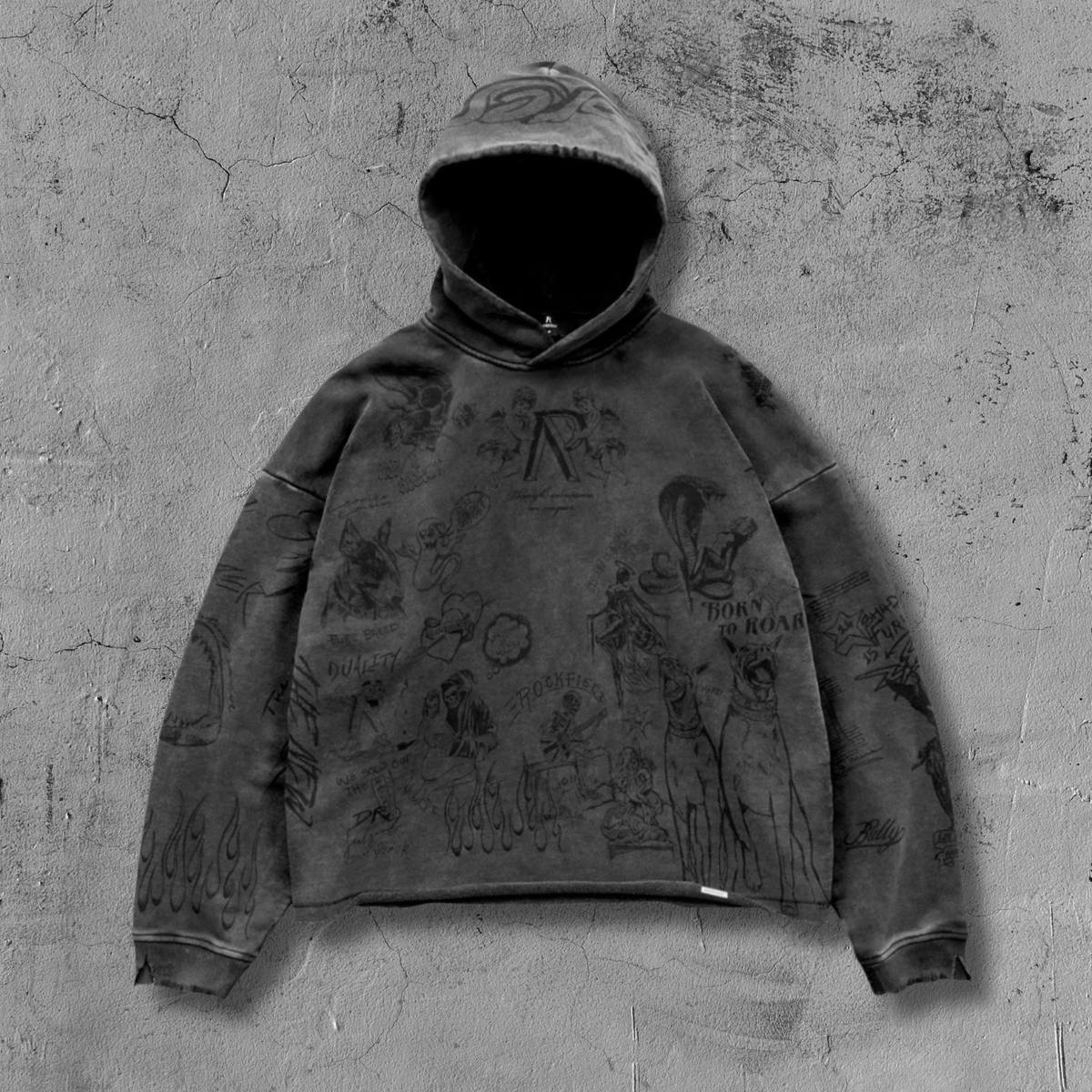 RPRSNT Storms in Heaven Grey Hoodie™