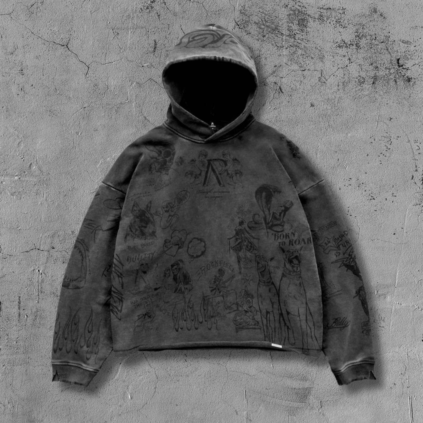 RPRSNT Storms in Heaven Grey Hoodie™