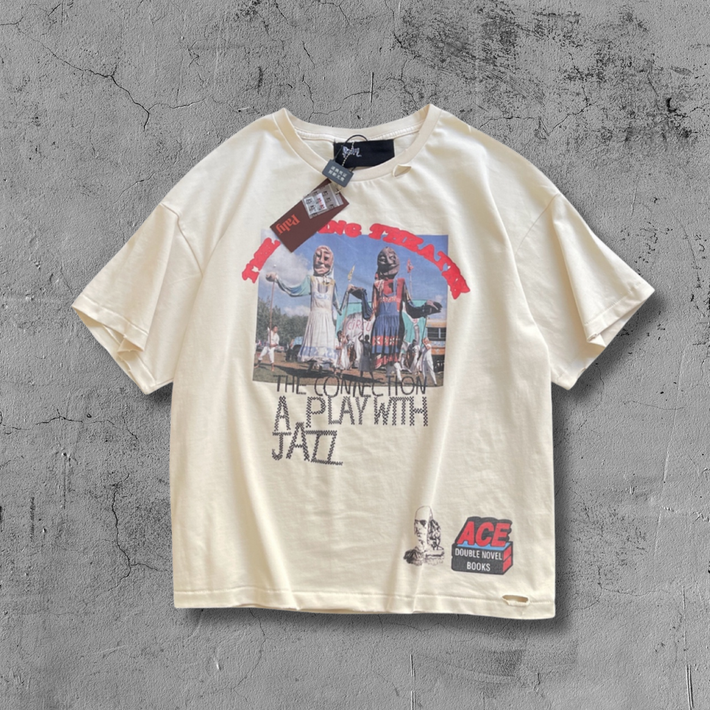 Paly Hllywd The Living Theatre Cream Tee™