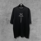 R.O Pentagram Logo Black T-Shirt™