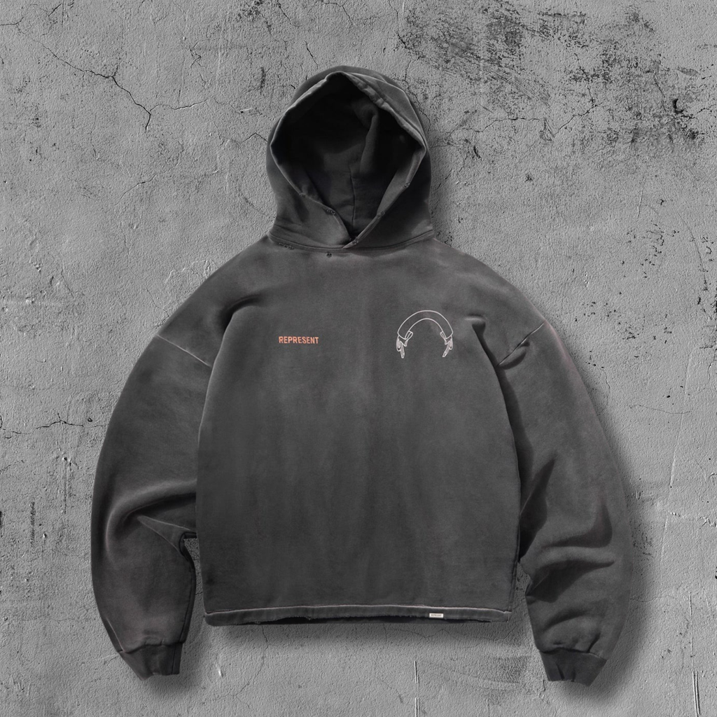 RPRSNT Stained Black Banner Hoodie™